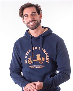 Sudadera hombre con capucha La Vespita